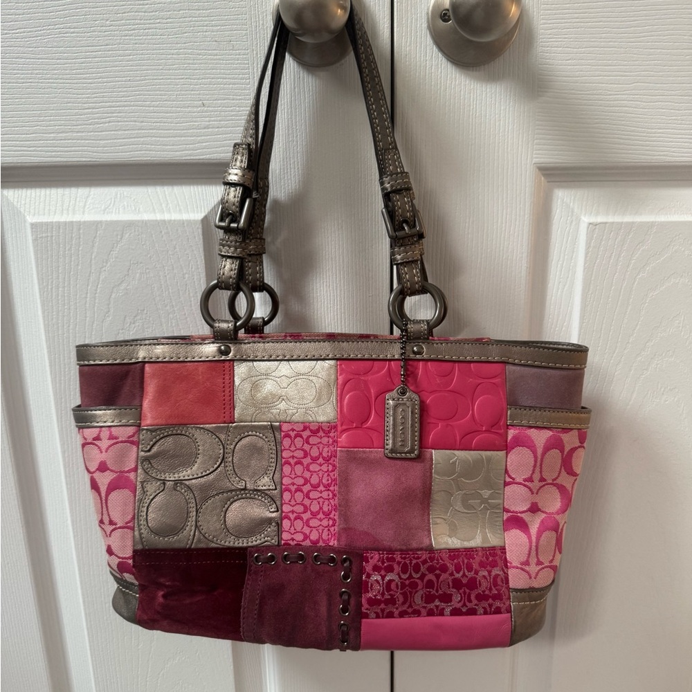 Coach Patchwork Holiday Limited Edition Shoulder Bag
